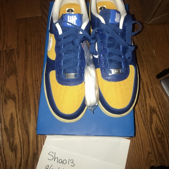Undefeated Air Force 1 Blue Croc Size 7 DEADSTOCK main image 5